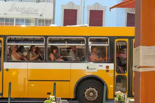 Free download Transportation Bus Public -  free photo or picture to be edited with GIMP online image editor