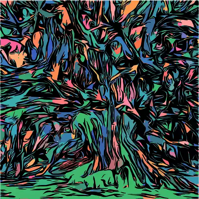 Free download Tree Forest AbstractFree vector graphic on Pixabay free illustration to be edited with GIMP online image editor
