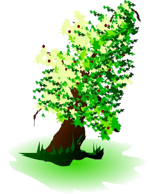 Free download Tree Grenn Fruits - Free vector graphic on Pixabay free illustration to be edited with GIMP free online image editor