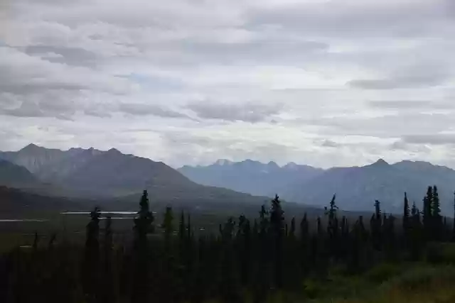 Free download trees mountains forest nature free picture to be edited with GIMP free online image editor