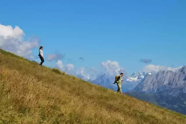 Free download trekking the wanderer mountains free picture to be edited with GIMP free online image editor