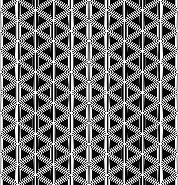 Free download Triangle Pattern Repeating Black -  free illustration to be edited with GIMP free online image editor