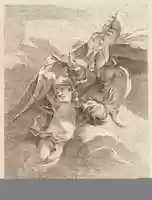 Free download Trois Amours soutenant une draperie (Three Loves Holding a Drapery), from Premier Livre de Groupes dEnfans (First Book of Groups of Children) free photo or picture to be edited with GIMP online image editor