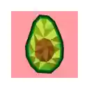 Tropical Low Poly Avocado Theme  screen for extension Chrome web store in OffiDocs Chromium