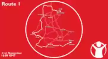 Free download TruckersMP Save the Children 2020 Convoy Routes free photo or picture to be edited with GIMP online image editor