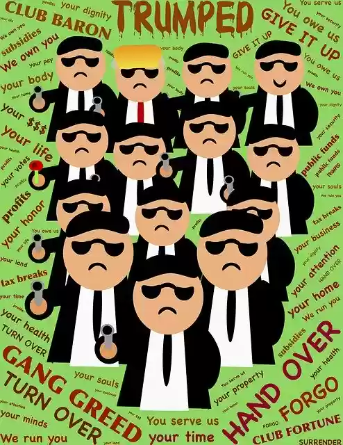 Free download Trump Trumped Gang -  free illustration to be edited with GIMP free online image editor