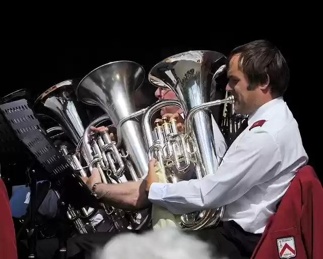 Free download Tuba Orchestra Brass free photo template to be edited with GIMP online image editor