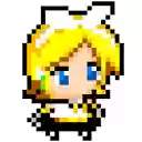 Tumblr Shimeji Kagamine Rin  screen for extension Chrome web store in OffiDocs Chromium