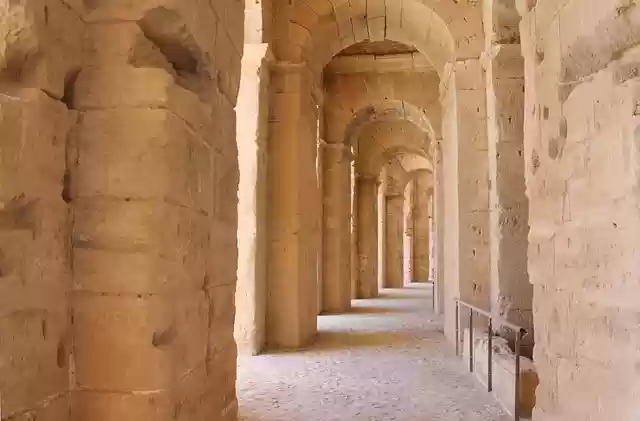 Free download tunisia el jem amphitheater ruin free picture to be edited with GIMP free online image editor
