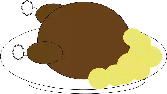 Free download Turkey Meal Potatoes - Free vector graphic on Pixabay free illustration to be edited with GIMP free online image editor