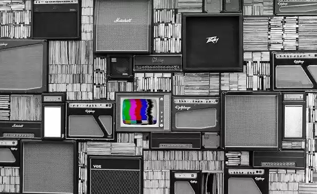 Free download tv wall vintage television amp free picture to be edited with GIMP free online image editor