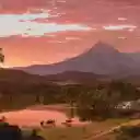 OffiDocs Chromium의 Chrome 웹 스토어 확장 프로그램인 Twilight Serenity Over the Lake 화면