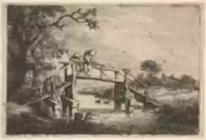 Free download Two Anglers on a Bridge free photo or picture to be edited with GIMP online image editor