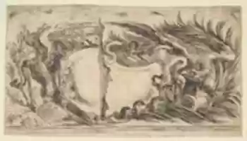 Free download Two Different Halves of Cartouches Each Showing an Eagle Fighting a Serpent free photo or picture to be edited with GIMP online image editor