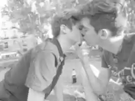 Free download Two Male Teens Kissing - Photo free photo or picture to be edited with GIMP online image editor