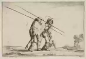 Free download Two Pikemen Walking free photo or picture to be edited with GIMP online image editor