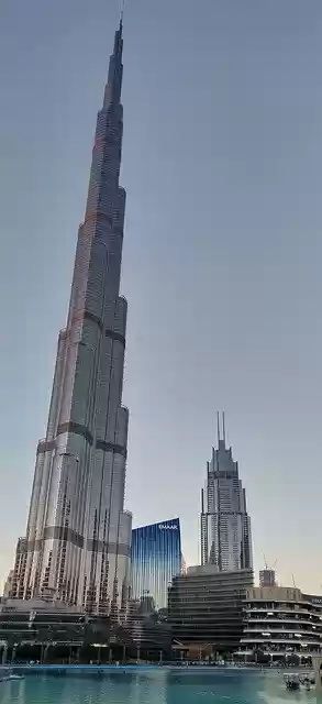 Free download Uae Dubai Emaar Skyscape -  free photo or picture to be edited with GIMP online image editor