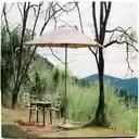 Umbrella on a Hill  screen for extension Chrome web store in OffiDocs Chromium