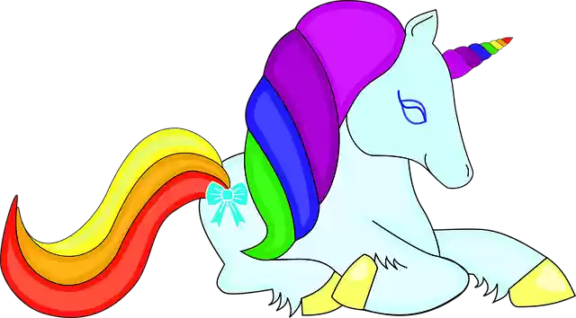 Free download Unicorn Rainbow Cute - Free vector graphic on Pixabay free illustration to be edited with GIMP free online image editor