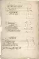 Free download Unidentified, Composite base, elevation; Unidentified, Composite base, elevation; Unidentified, Composite base, elevation (recto) blank (verso) free photo or picture to be edited with GIMP online image editor