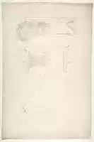 Free download Unidentified, Ionic capital, front and side elevations with small studies (recto) calculation notes (verso) free photo or picture to be edited with GIMP online image editor
