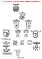 Free download United States Armed Forces Marksmanship Badges free photo or picture to be edited with GIMP online image editor