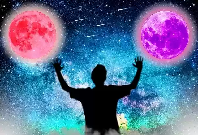 Free download Universe Luna Moons -  free illustration to be edited with GIMP free online image editor