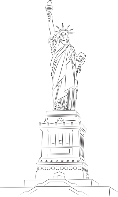 Free download Usa New York Statue Of Liberty - Free vector graphic on Pixabay free illustration to be edited with GIMP free online image editor