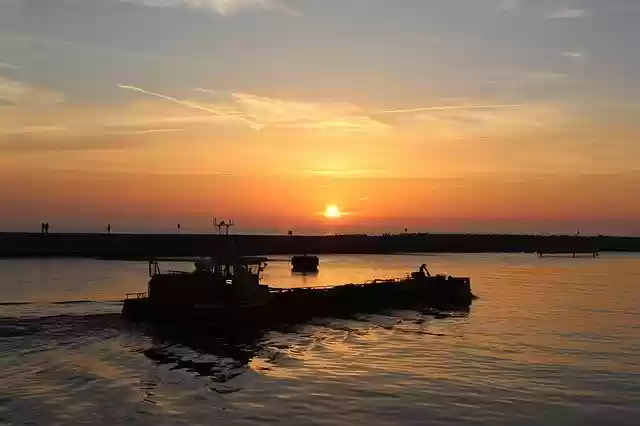 Free download Ustka West Sun Baltic -  free photo or picture to be edited with GIMP online image editor