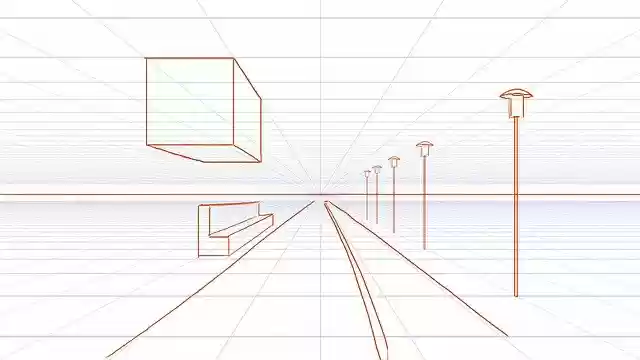 Free download Vanishing Point Scene -  free illustration to be edited with GIMP free online image editor