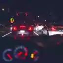 Various modern vehicles riding on street at night  screen for extension Chrome web store in OffiDocs Chromium