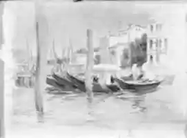 Free download Venetian Scene (Four Gondolas) free photo or picture to be edited with GIMP online image editor