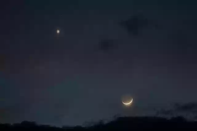 Free download Venus Luna Conjunction -  free photo or picture to be edited with GIMP online image editor