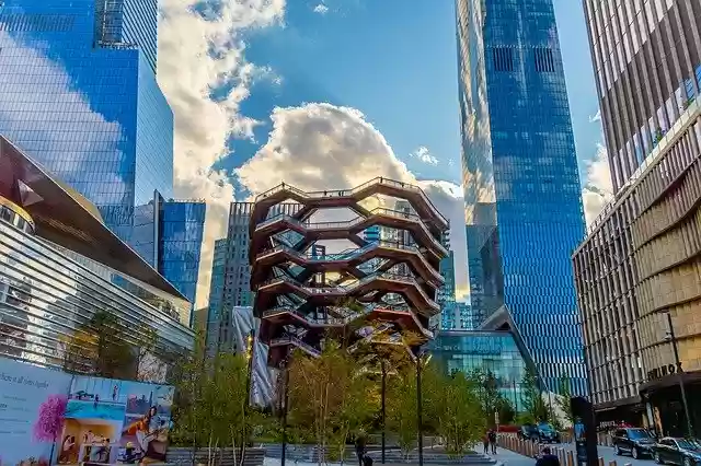 Free download Vessel Hive Hudson Yards New York -  free free photo or picture to be edited with GIMP online image editor