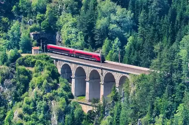 Free download Viaduct Railway Travel -  free photo or picture to be edited with GIMP online image editor
