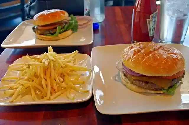 Free download Village Burger Bar Fries -  free photo or picture to be edited with GIMP online image editor