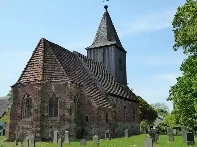 Free download Village Church Rügen Clinker -  free free photo or picture to be edited with GIMP online image editor