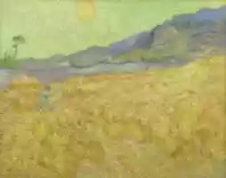 Free download Vincent Van Gogh, Wheatfield With A Reaper free photo or picture to be edited with GIMP online image editor