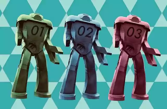 Free download Vintage Robots Three -  free illustration to be edited with GIMP free online image editor