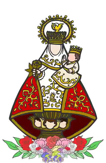 Free download Virgin Of Covadonga - Free vector graphic on Pixabay free illustration to be edited with GIMP free online image editor