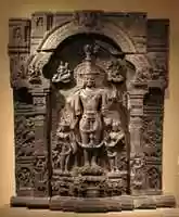 Free download Vishnu with His Consorts, Lakshmi and Sarasvati free photo or picture to be edited with GIMP online image editor