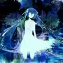 vocaloid Watercolor Miku theme 1920x1080  screen for extension Chrome web store in OffiDocs Chromium
