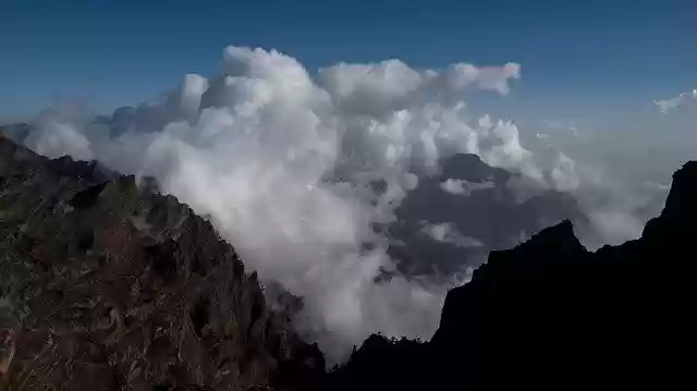 Free download Volcanic Crater Cloud Mood Caldera -  free photo or picture to be edited with GIMP online image editor