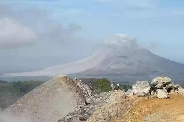 Free download Volcano Indonesia Asia -  free photo or picture to be edited with GIMP online image editor