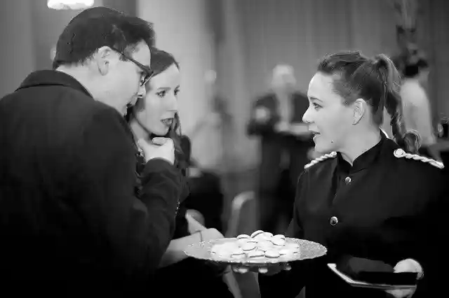 Free download Waiter Waitress Food -  free free photo or picture to be edited with GIMP online image editor