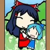 Free download Walfas Props: Reimu-and-Cirno free photo or picture to be edited with GIMP online image editor