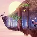 Wallpaper Fantasy Animal | Mystical Wildlife  screen for extension Chrome web store in OffiDocs Chromium