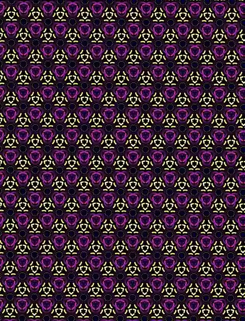 Free download Wallpaper Floral Pattern Purple -  free illustration to be edited with GIMP free online image editor
