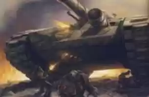 Free download Warhammer 40k - Baneblade Fighting Chaos Forces free photo or picture to be edited with GIMP online image editor