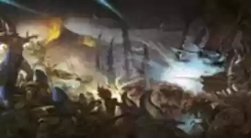 Free download Warhammer 40k - Eldar Fighting Tyranids (Concept Art) free photo or picture to be edited with GIMP online image editor